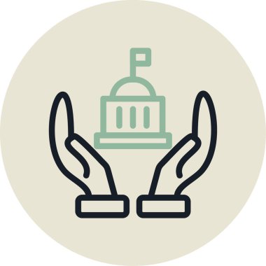 government building. web icon