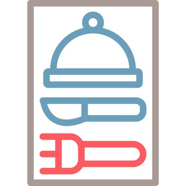 Gıda simgesinin vektör illüstrasyonu