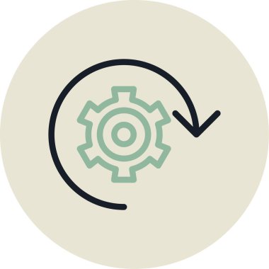 Ayarlama. Web simgesi basit tasarım