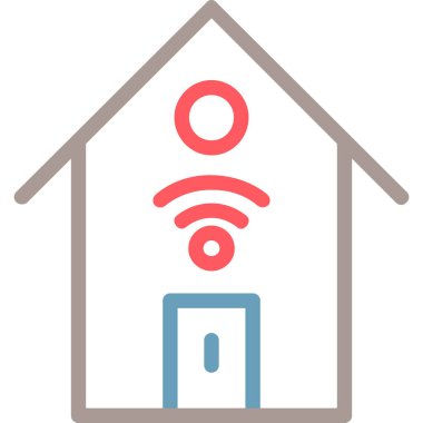 Wifi simgesi, vektör illüstrasyonu