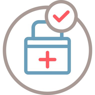 İşaretleme simgesinin vektör illüstrasyonu