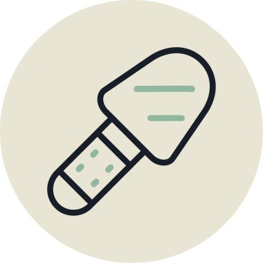 Termometre. Web simgesi basit illüstrasyon