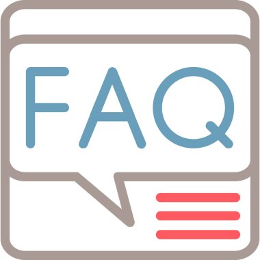 soru vektörü ince çizgi simgesi