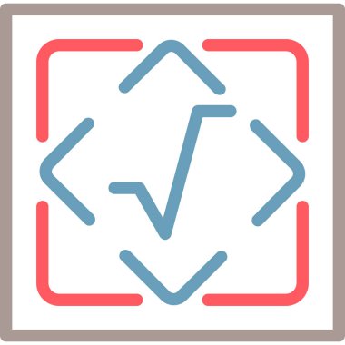 Ok. Web simgesi basit illüstrasyon