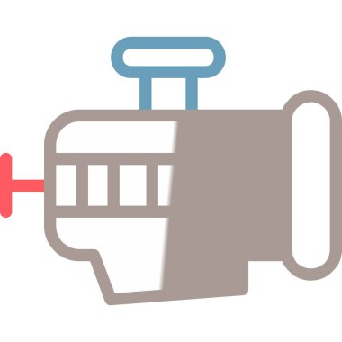 kamera fotoğrafçılık simgesi düz stil, dijital kamera fotoğrafçılık vektör illüstrasyonu