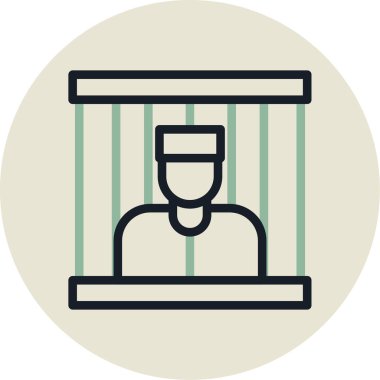 Mahkeme simge vektör çizim