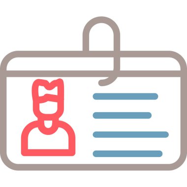 Evrak çantası. Web simgesi vektör illüstrasyonu