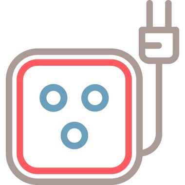 soket simge vektör çizim