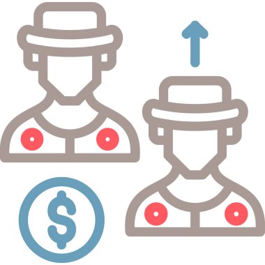 İş adamları. Basit tasarım