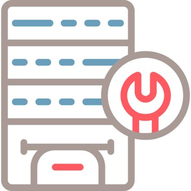 belge simgesi vektör illüstrasyonu