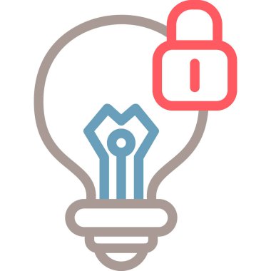 ampul simgesi vektör illüstrasyonu