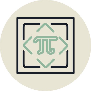 Modern eğitim ikonunun vektör illüstrasyonu