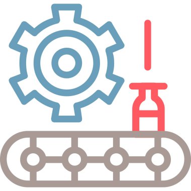 dişli simgesi vektör illüstrasyonu