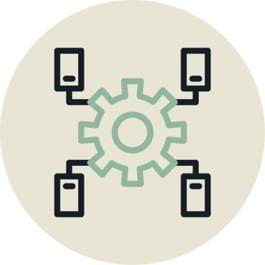 Web Geliştirme simgesi. vektör illüstrasyonu