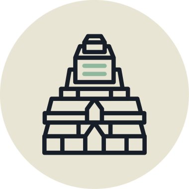 Bina yapımı. Web simgesi çizimi tasarımı