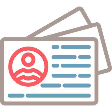 Belge. Web simgesi basit illüstrasyon