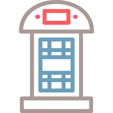 - Telefon. Web simgesi basit illüstrasyon