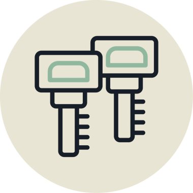 Modern b 'nin vektör illüstrasyonu eksik simgesi