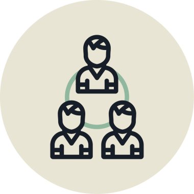 İnsan simgesinin vektör illüstrasyonu