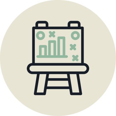 Modern eğitim ikonunun vektör illüstrasyonu