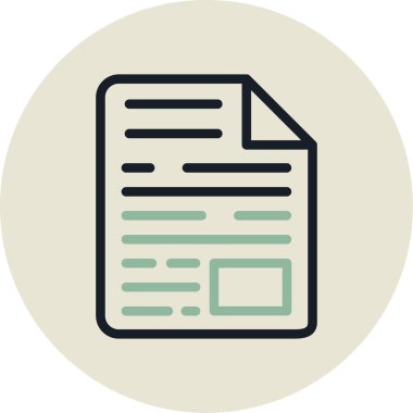 Belge dosyası. Basit tasarım