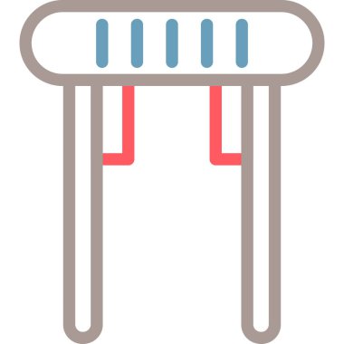 Modern bir simgenin vektör illüstrasyonu