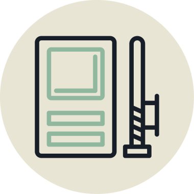 Modern b 'nin vektör illüstrasyonu eksik simgesi