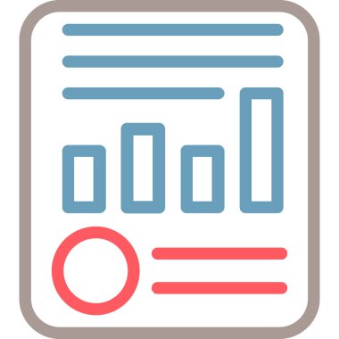 Çizelge. Web simgesi basit illüstrasyon