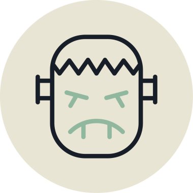 Modern simgenin vektör illüstrasyonu