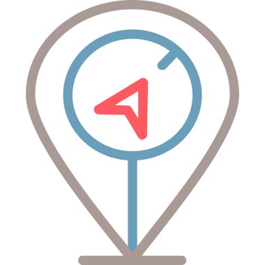 konum haritası konum simgesi doldurulmuş dış hat biçimi