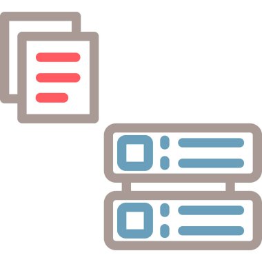 belge dosya simgesi vektör illüstrasyon tasarımı