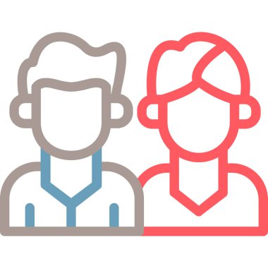 Doktor. Web simgesi basit illüstrasyon