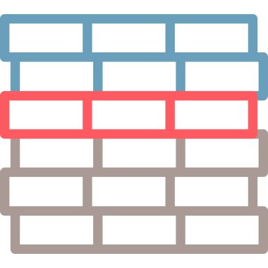 inşaat endüstrisi simgesini ana hatlarıyla doldurma