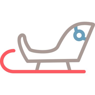 sandalye modern simge vektör illüstrasyonu