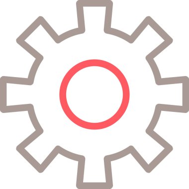 Teçhizat Web simgesi basit illüstrasyon