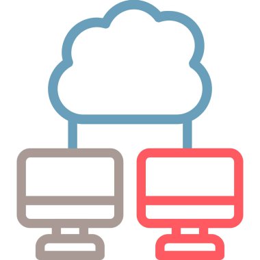 Bulut hesaplama. Web simgesi