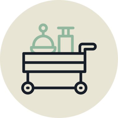 Küvet. Web simgesi basit illüstrasyon