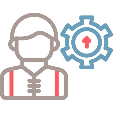 mekanik adam dişli simgesi