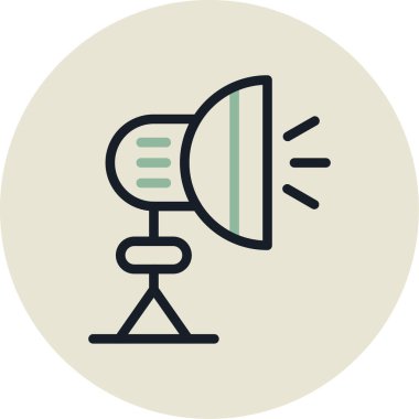 Hoparlör simgesi, vektör illüstrasyonu