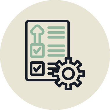 Moda biçimi izole edilmiş arkaplanda web ayarı simgesi