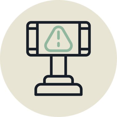 izleyici ikon vektör illüstrasyonu