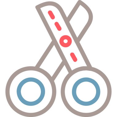 Tıbbi bir simgenin vektör illüstrasyonu