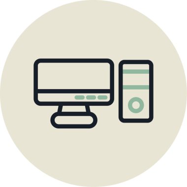 Bilgisayar monitörü. Basit tasarım