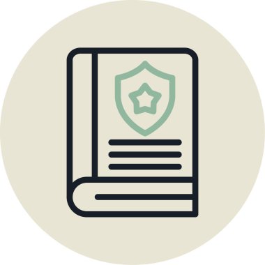 kitap simgesi vektör illüstrasyonu