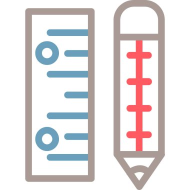 test simgesi vektör illüstrasyonu