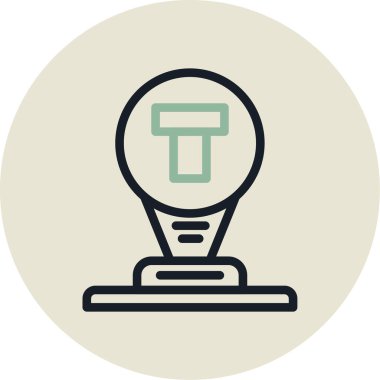 ampul vektör simgesi modern basit tasarım illüstrasyonu