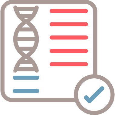 DNA simgesi vektör illüstrasyonu