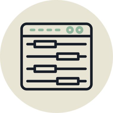 seo modern simgesinin vektör illüstrasyonu