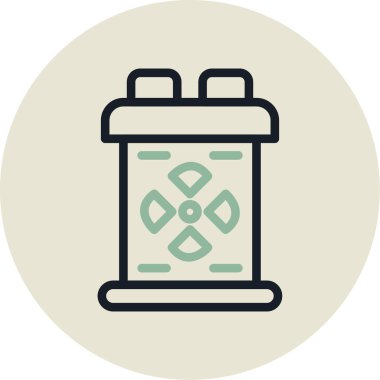 Modern simgenin vektör illüstrasyonu