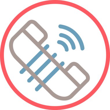 Kablosuz. Web simgesi basit illüstrasyon